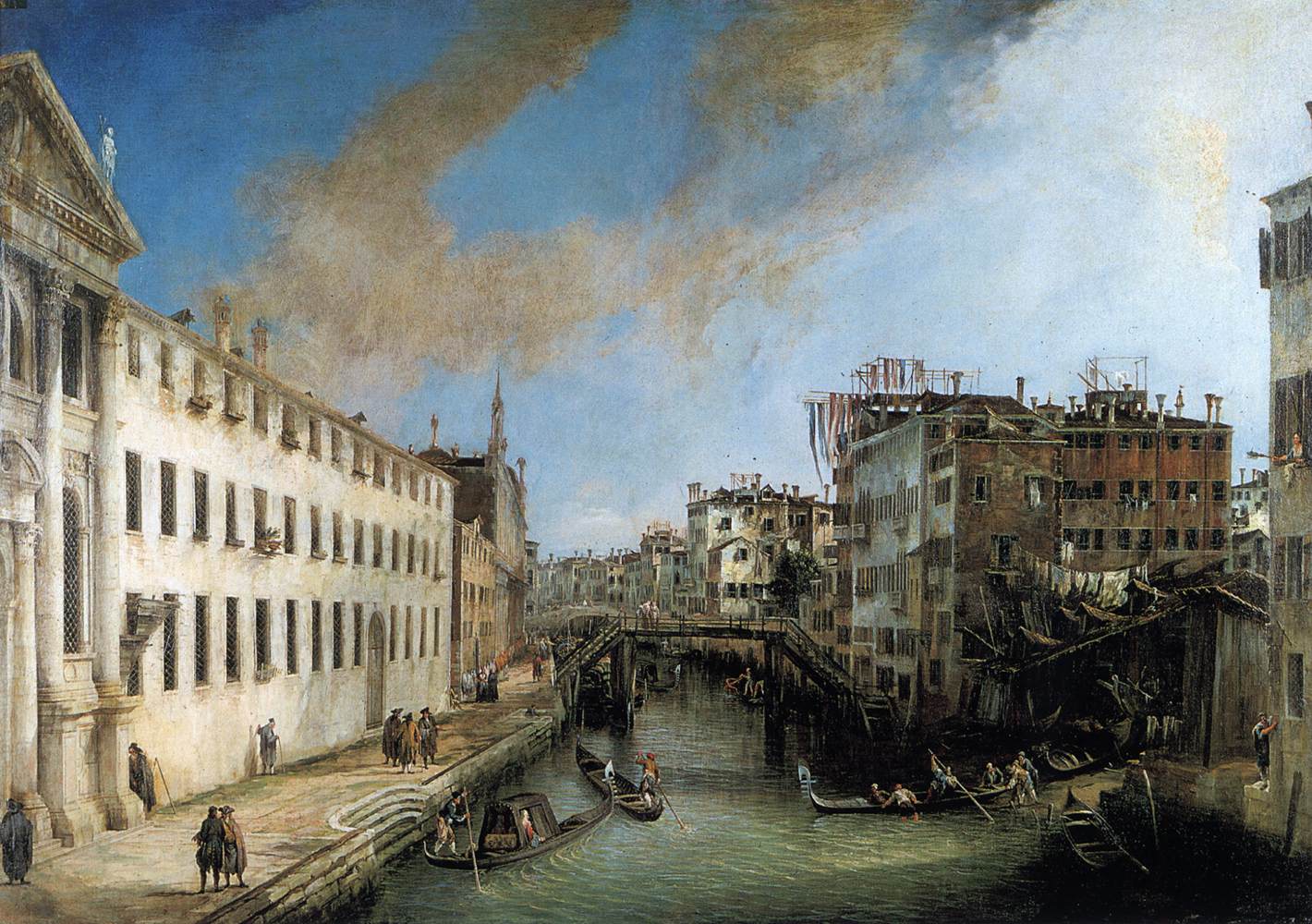 Rio dei Mendicanti by CANALETTO