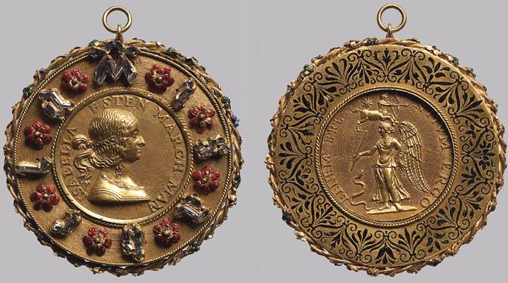 Portrait Medal of Isabella d'Este by