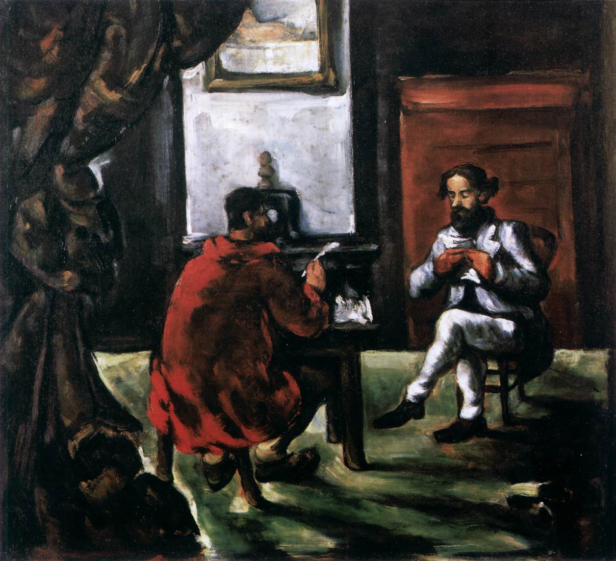 Paul Alexis Reading to Zola by CÉZANNE, Paul