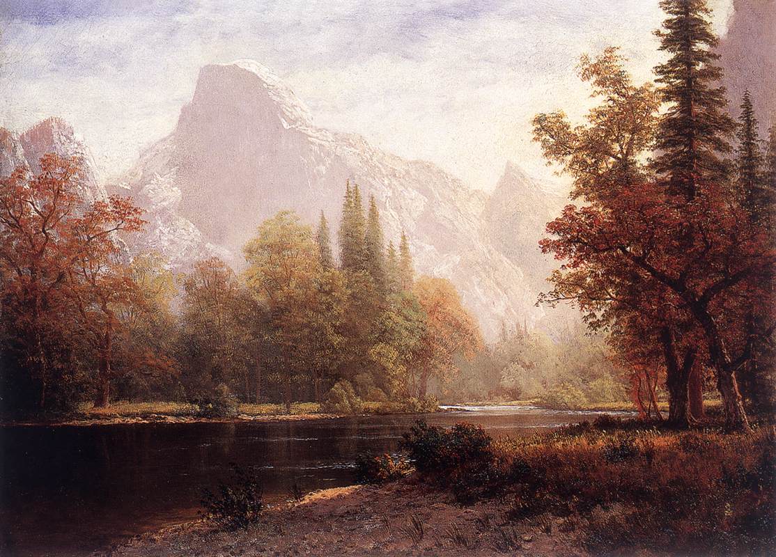 Yosemite Valley at Sunset by BIERSTADT, Albert