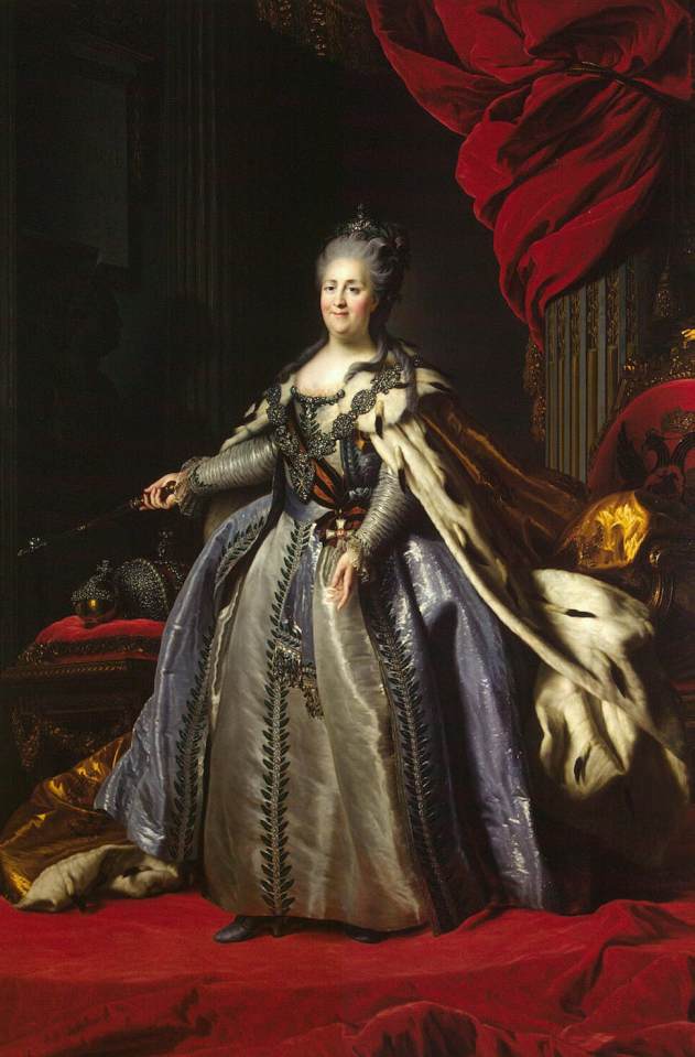 Portrait of Catherine II by