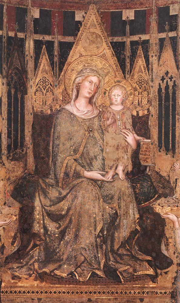 Maestà (detail) by SIMONE MARTINI