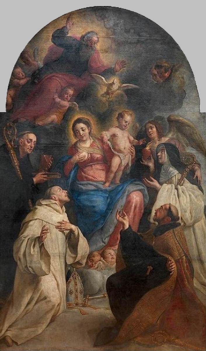 The Lactation of St Bernard of Clairvaux by CRAYER, Gaspard de