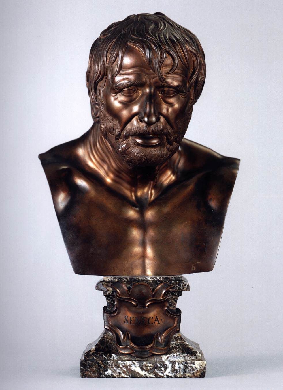 Bust of Seneca by SOLDANI BENZI, Massimiliano