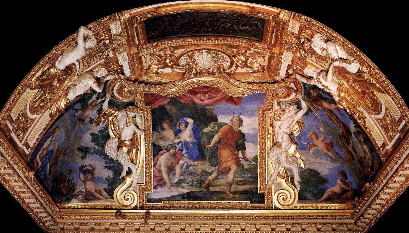 Ceiling decoration by ROMANELLI, Giovanni Francesco