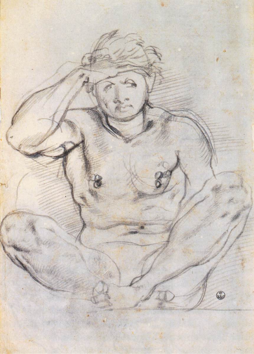 Study for a male figure by