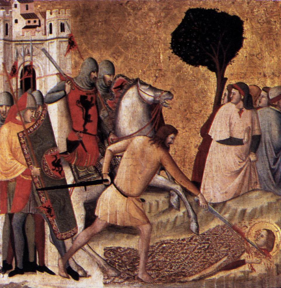 Scenes from the Life of St Colomba: Beheading of St Colomba by