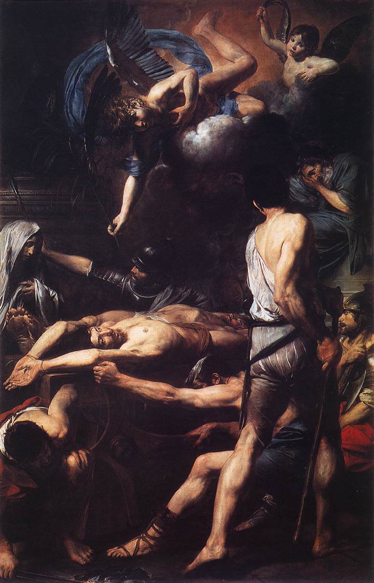 Martyrdom of St Processus and St Martinian by VALENTIN DE BOULOGNE