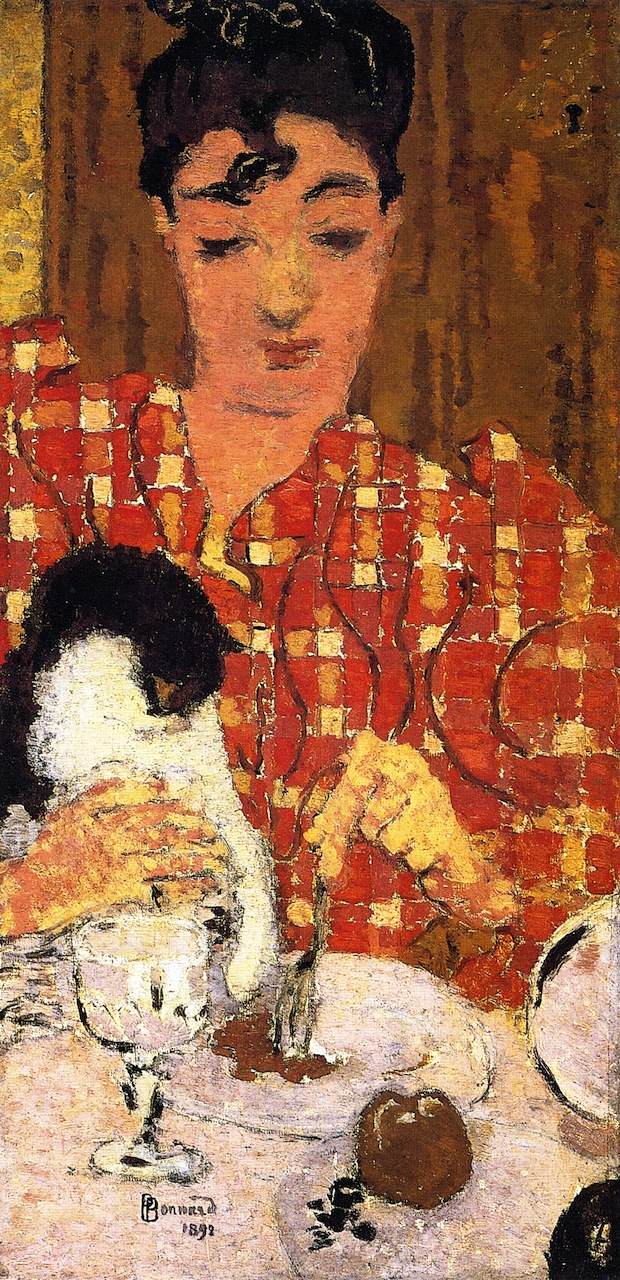 The Checkered Blouse by BONNARD, Pierre