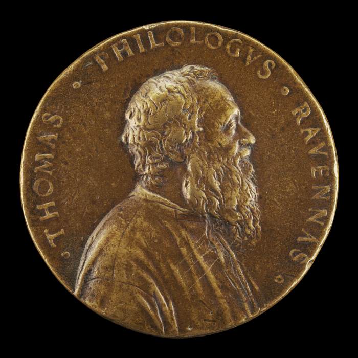 Medal of Tommaso Rangone (obverse) by VITTORIA, Alessandro