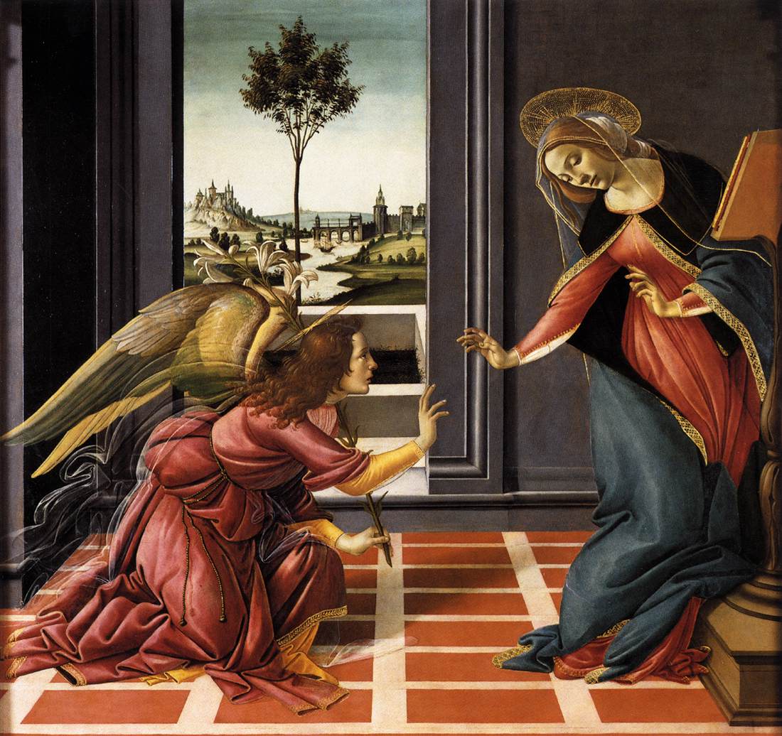 Cestello Annunciation by BOTTICELLI, Sandro