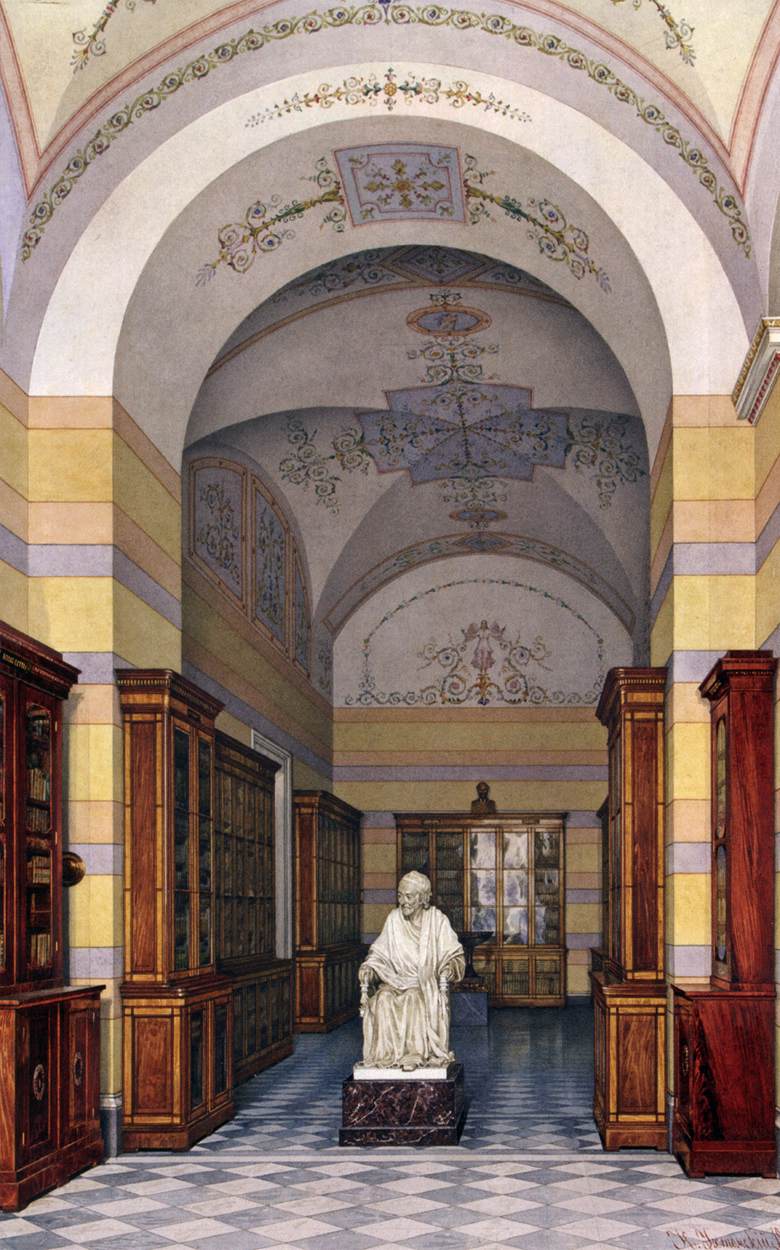 Voltaire's Library in the New Hermitage by