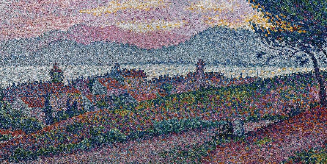 View of Saint-Tropez (detail) by