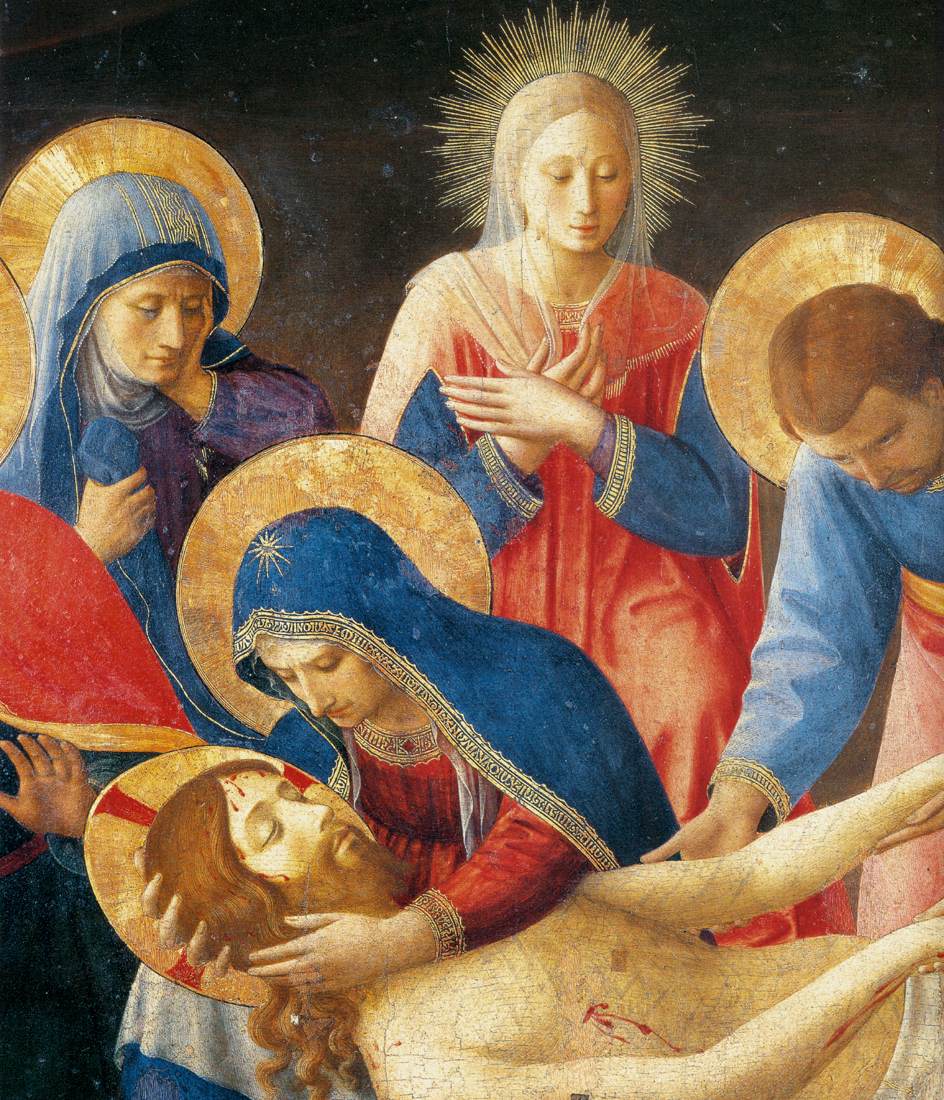 Lamentation over Christ (detail) by