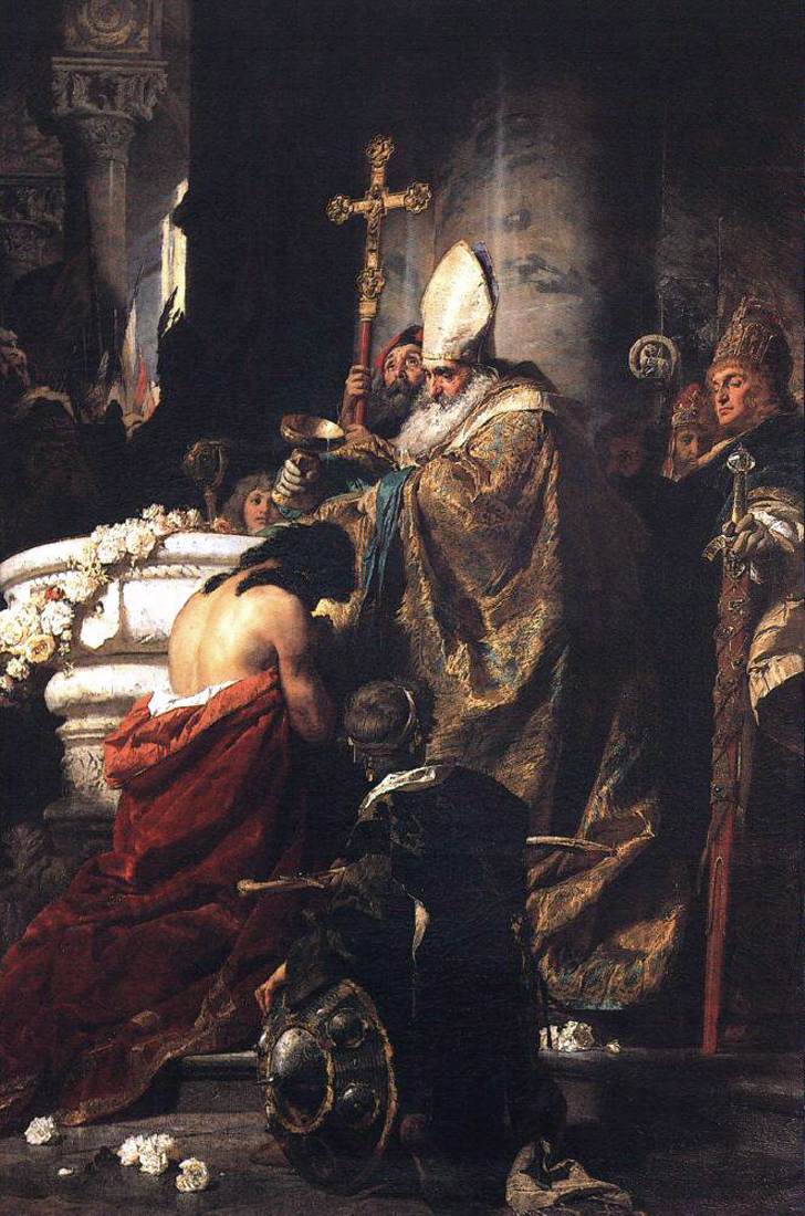 Baptism of Vajk by BENCZÚR, Gyula