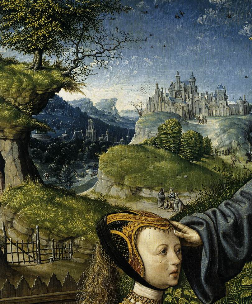 Christ Appearing to Mary Magdalen as a Gardener (detail) by