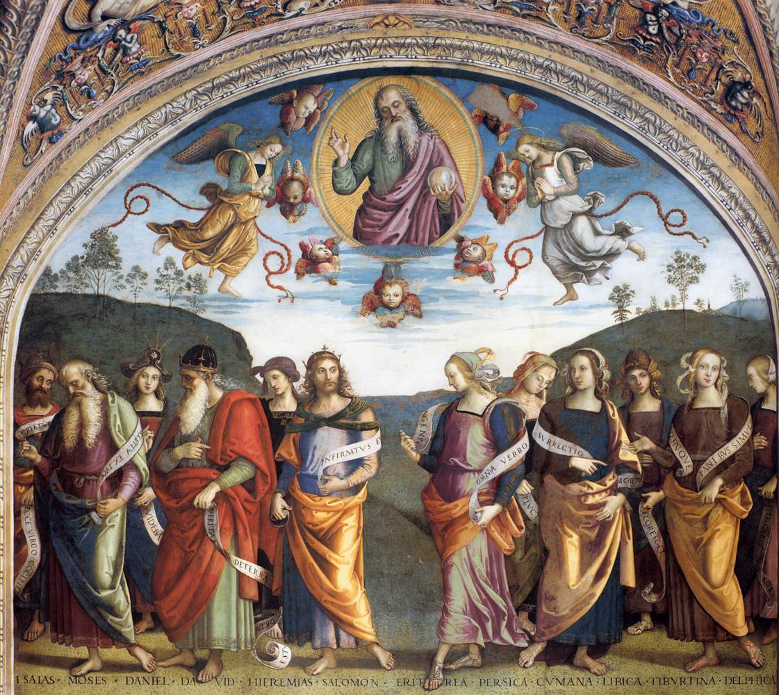 Prophets and Sibyls by PERUGINO, Pietro