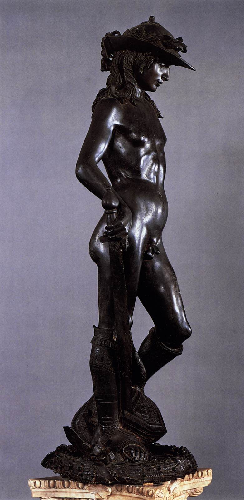 David (side view) by DONATELLO