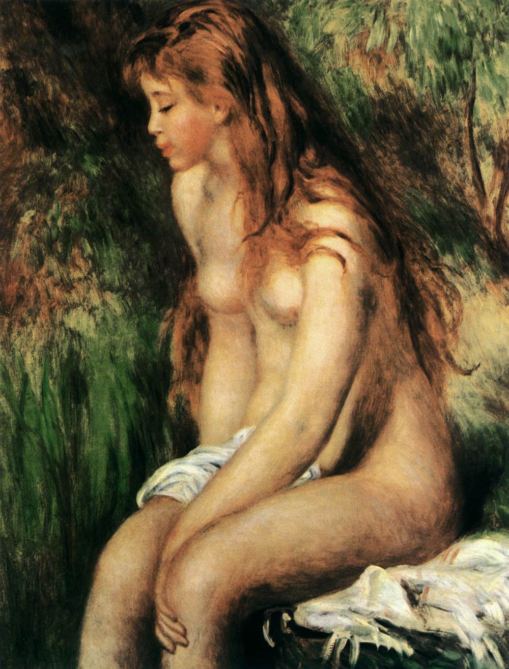 Seated Bather by PORCELLIS, Julius