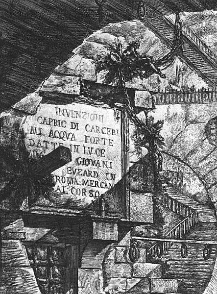 Carceri d'Invenzione by PIRANESI, Giovanni Battista