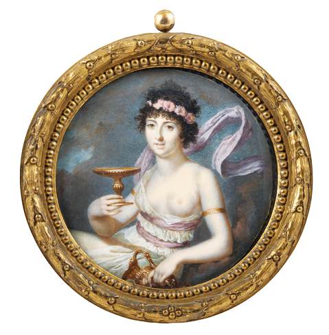 Portrait of a Lady as Hebe by DUMONT, François