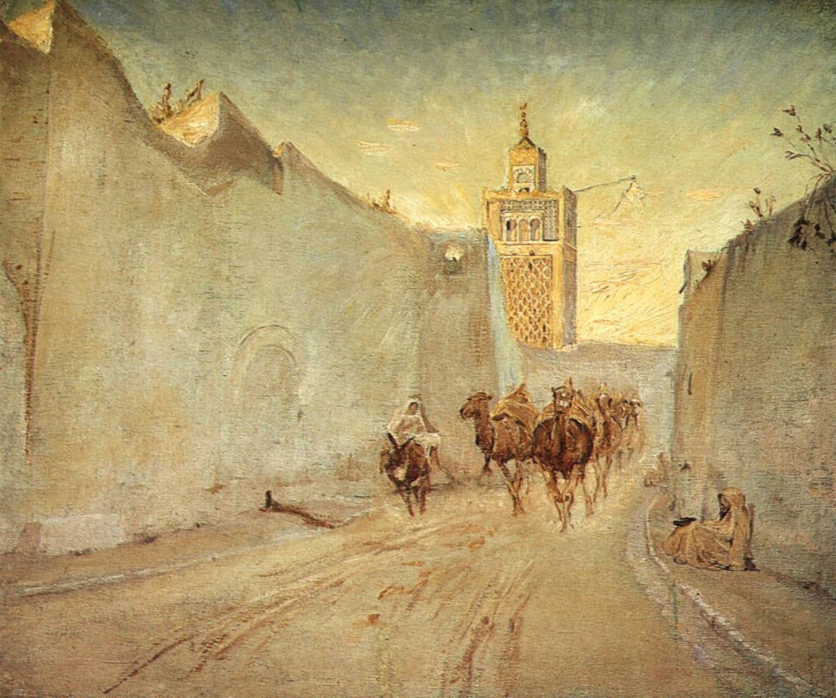 Street in Tunis by PHILIPSEN, Theodor Esbern