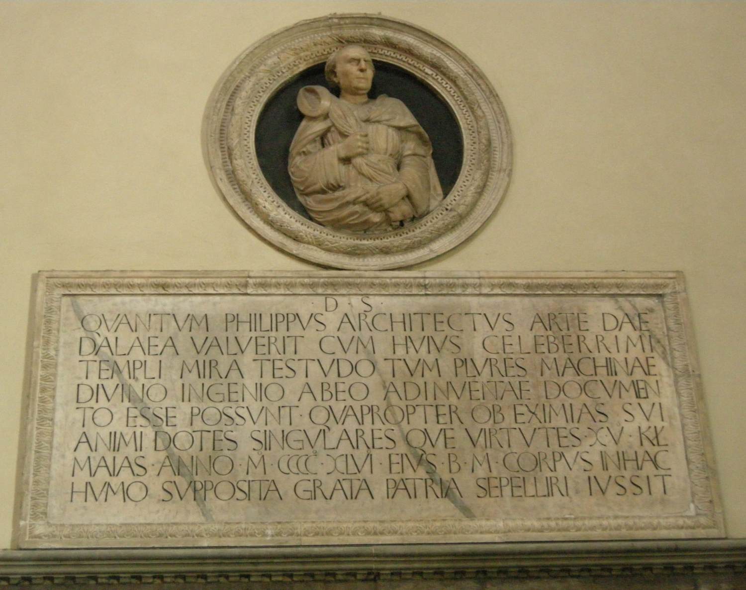 Funerary Monument to Filippo Brunelleschi by BUGGIANO