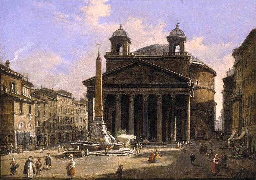 View of the Pantheon, Rome by