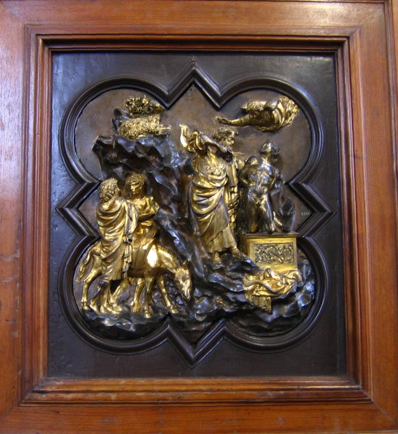 Sacrifice of Isaac by GHIBERTI, Lorenzo