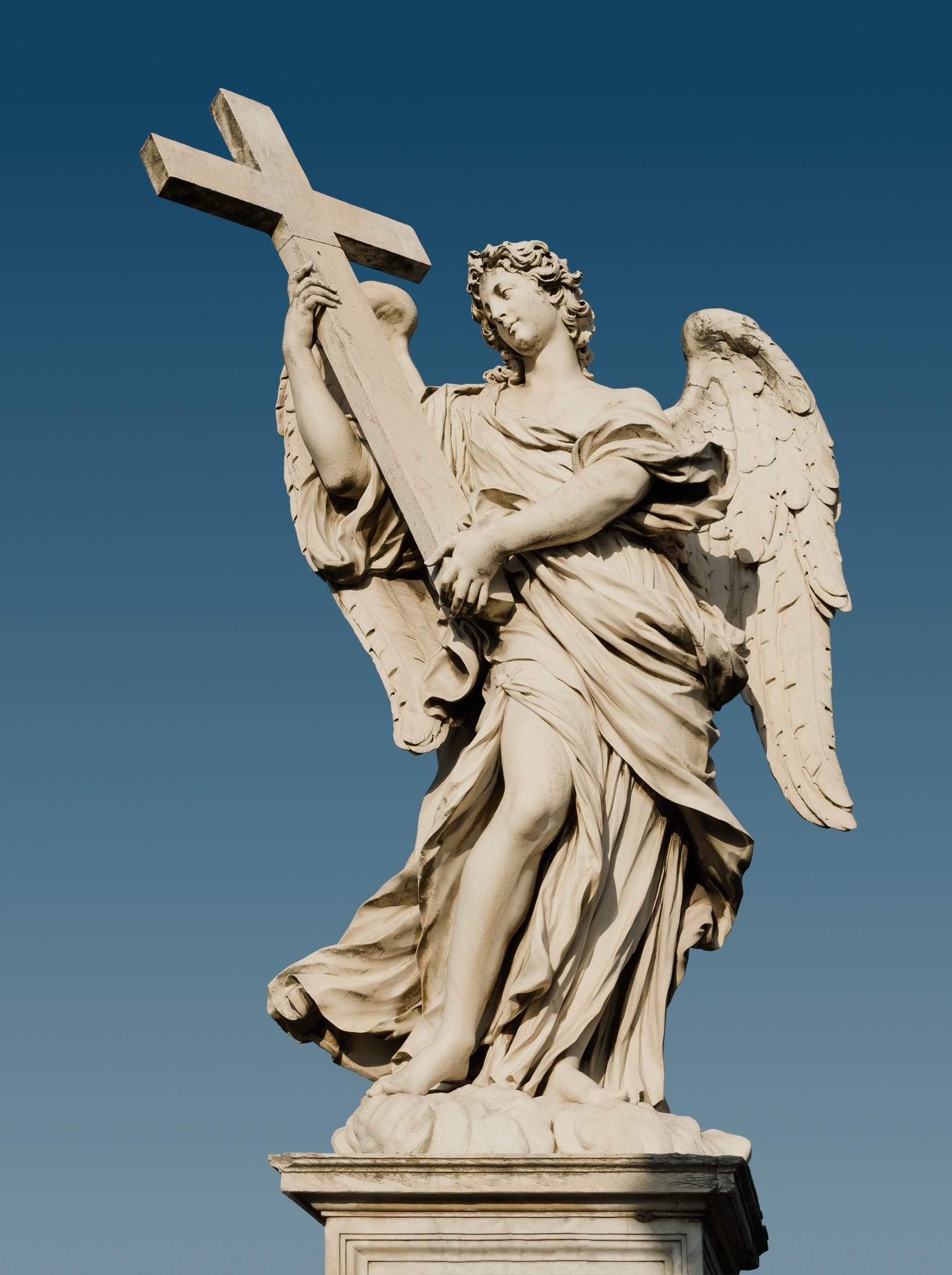 Angel with the Cross by FERRATA, Ercole