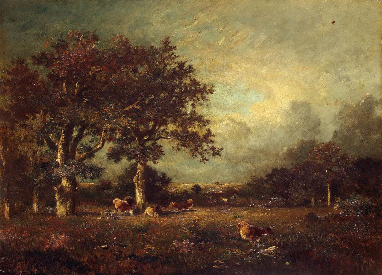 Landscape with Cows by