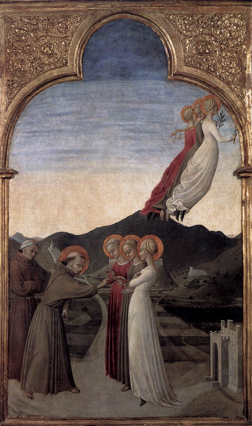 Marriage of St Francis to Lady Poverty by