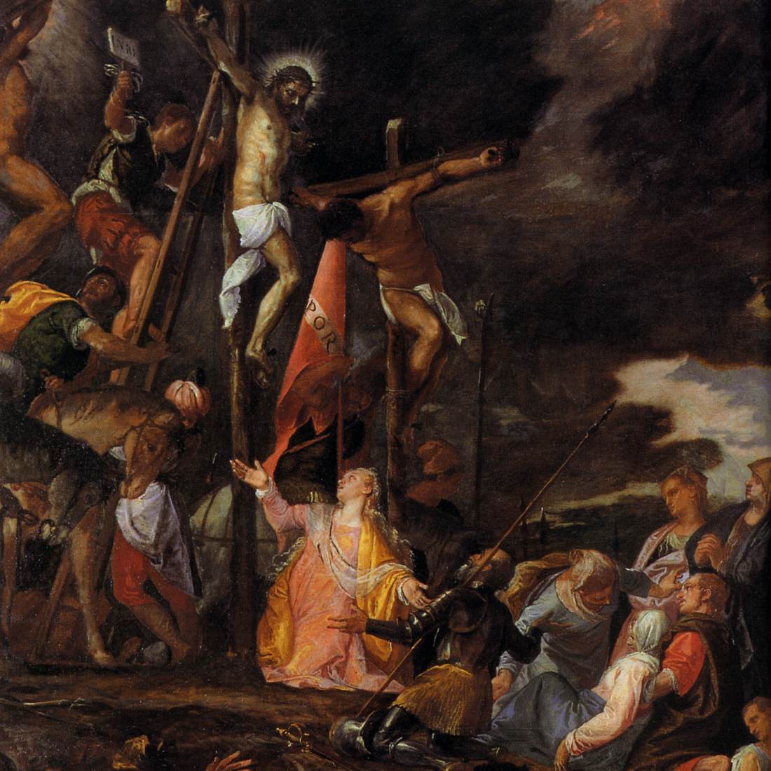 Crucifixion (detail) by VERONESE, Paolo