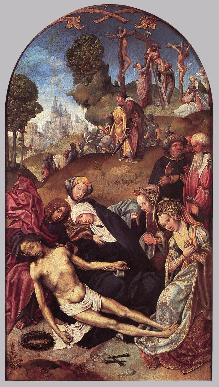 The Lamentation by ENGEBRECHTSZ., Cornelis