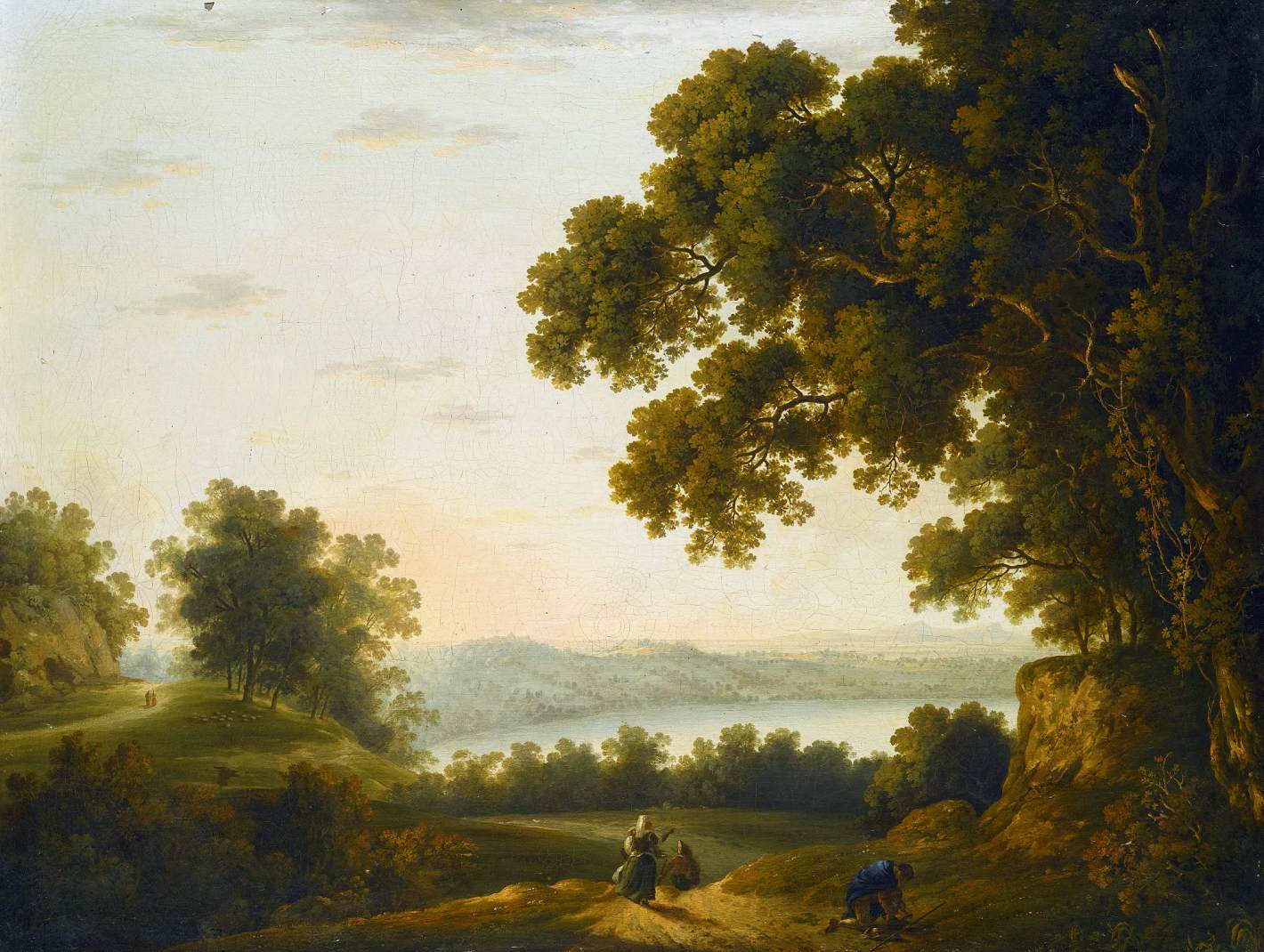 View of Lake Nemi, Italy by DELANE, Solomon