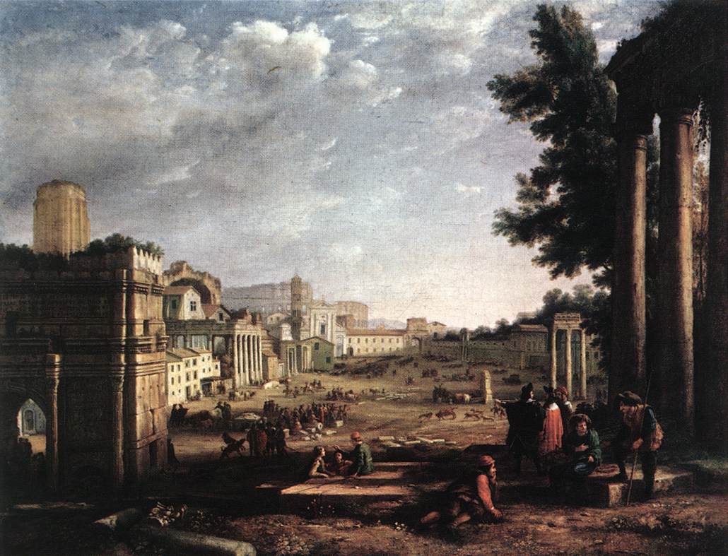 The Campo Vaccino, Rome by CLAUDE LORRAIN