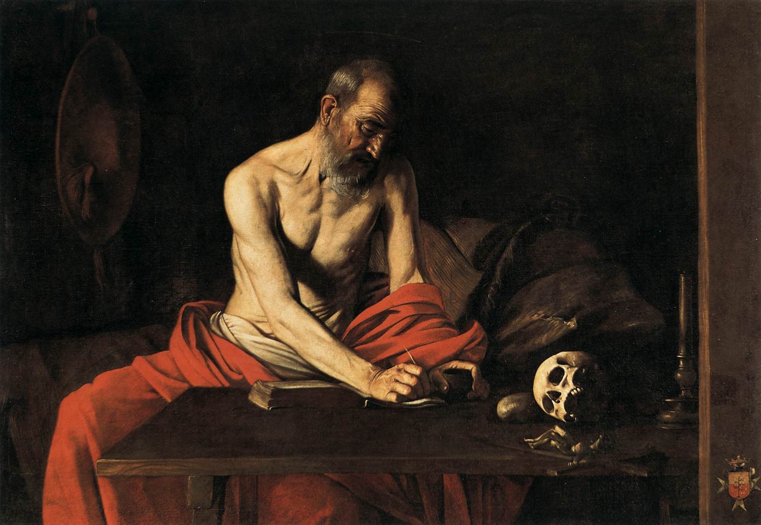 St Jerome by CARAVAGGIO