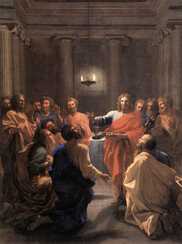 The Institution of the Eucharist by POUSSIN, Nicolas