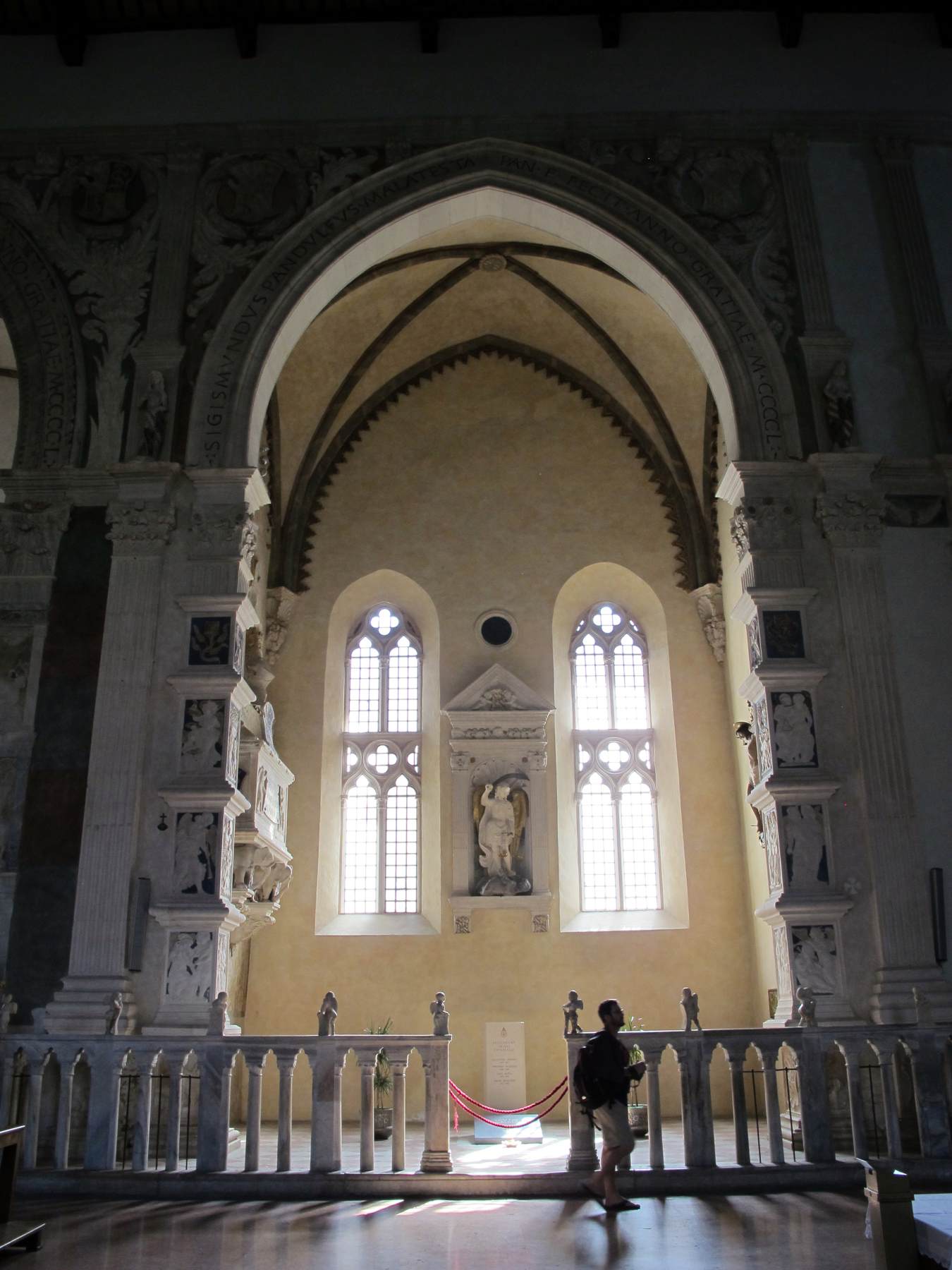 View of the Cappella di Isotta by