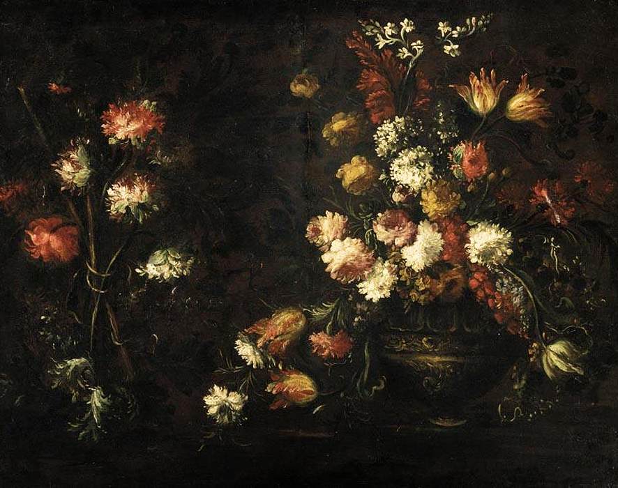 Still-Life with a Vase of Flower by CAFFI, Margherita