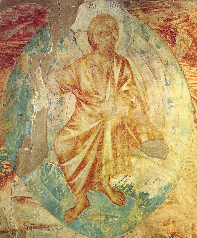 Apocalyptical Christ (detail) by CIMABUE