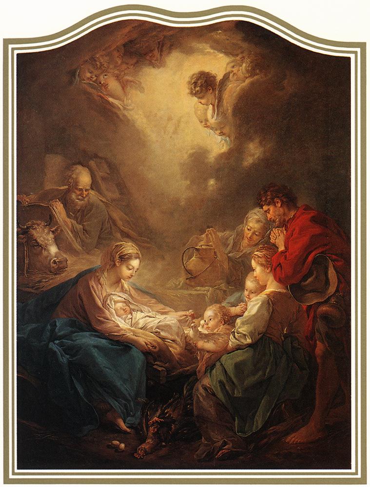 Adoration of the Shepherds by BOUCHER, François