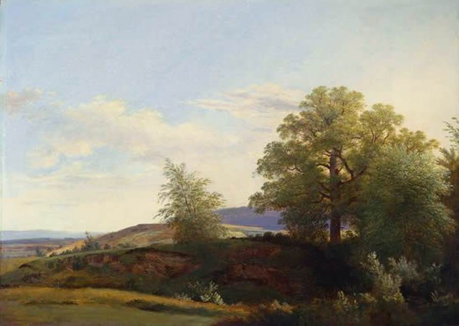 View near the Village of Gy, in the Geneva Region by TÖPFFER, Adam-Wolfgang