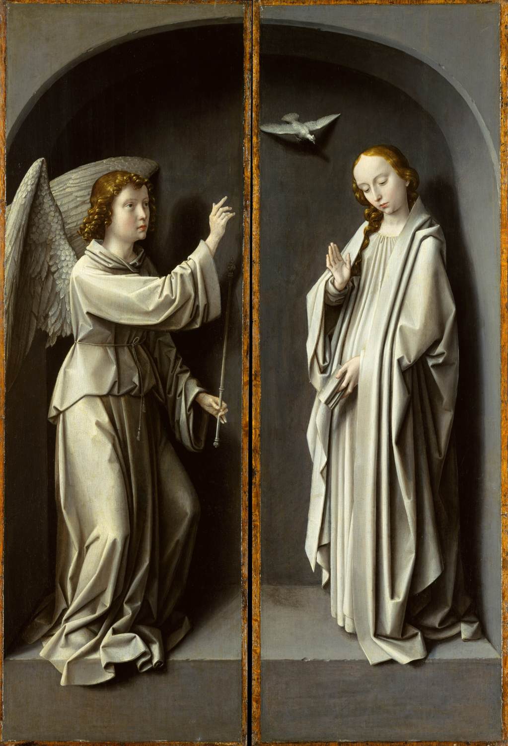 Two Movable Wings of An Altarpiece by DAVID, Gerard