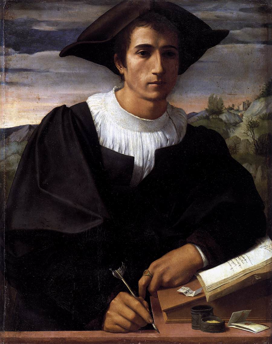 Portrait of a Man by FRANCIABIGIO