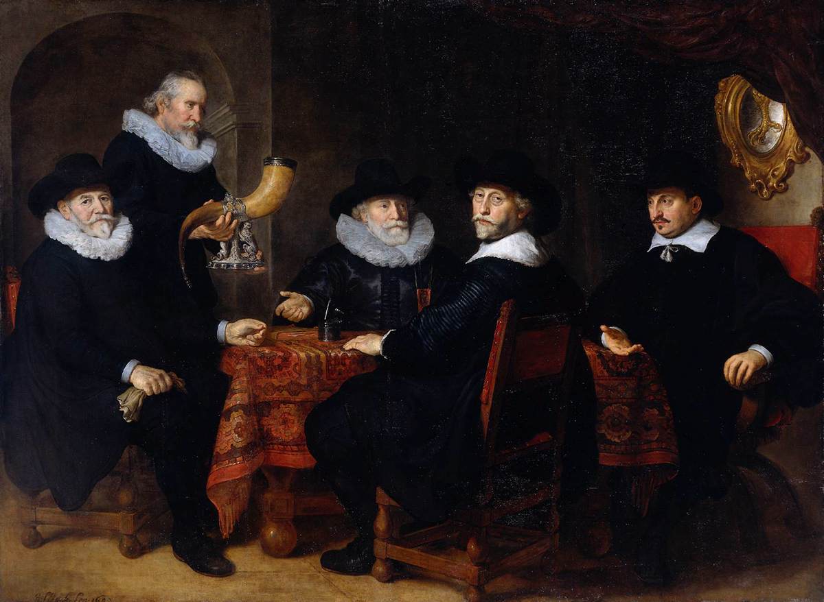 Four Governors of the Arquebusiers Civic Guard, Amsterdam by