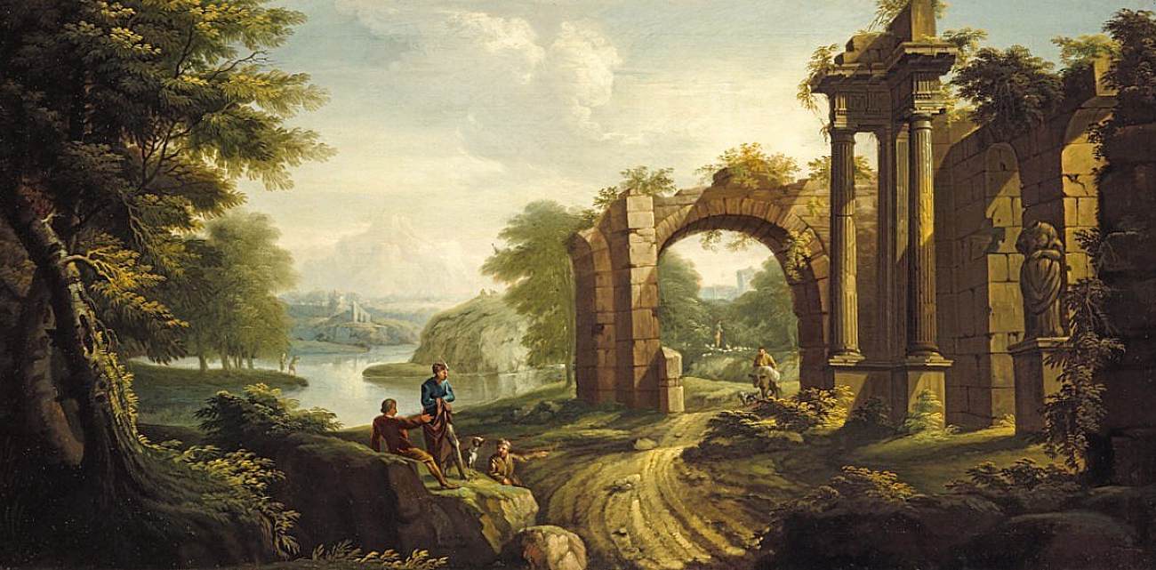 Classical Landscape with Architecture by NORIE, James