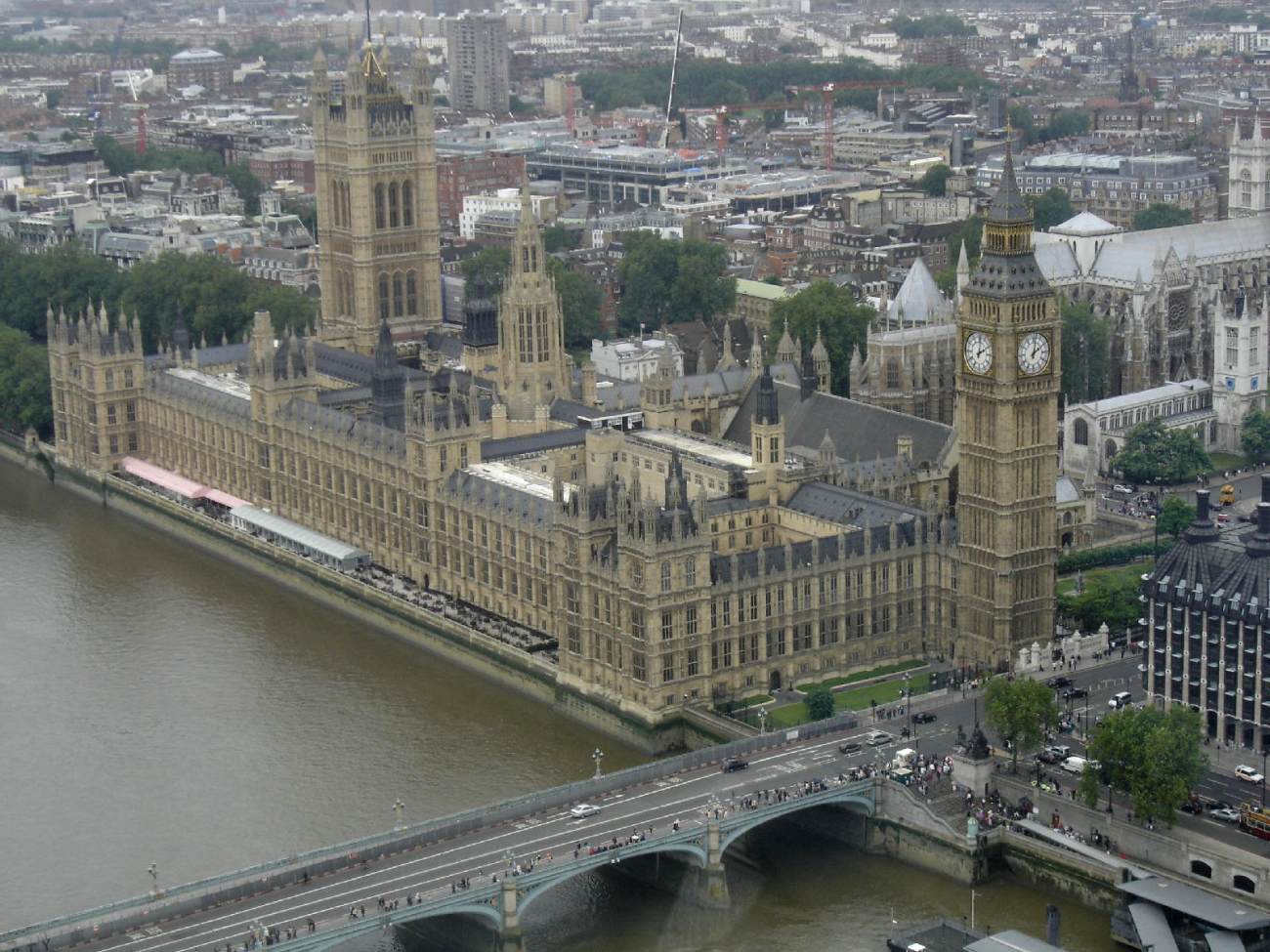 Aerial view by BARRY, Sir Charles