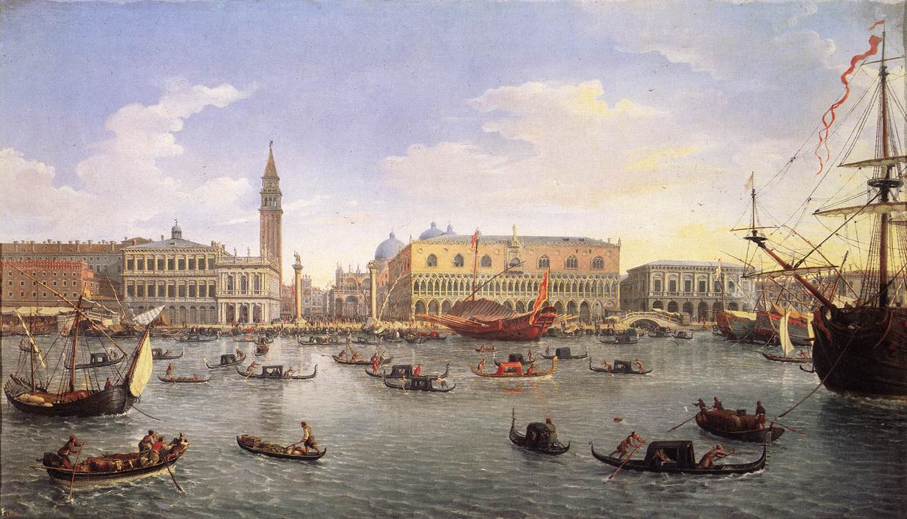 The Molo Seen from the Bacino di San Marco by WITTEL, Caspar Andriaans van