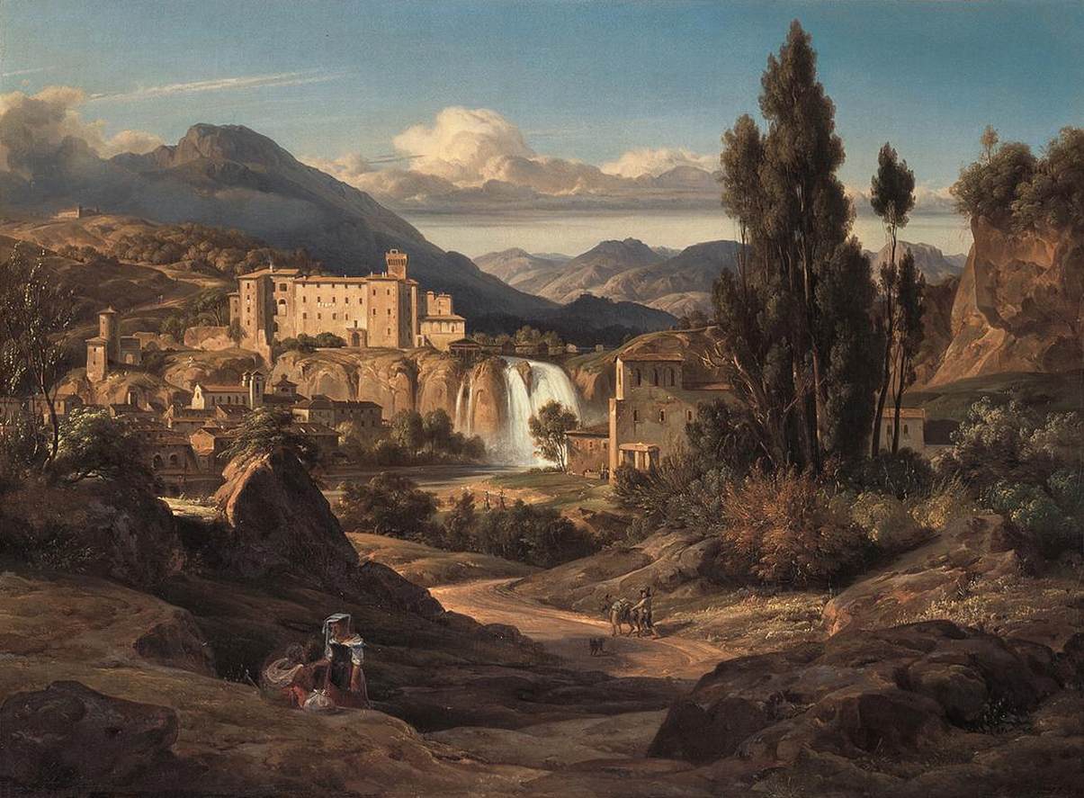 The Liris Waterfalls near Isola di Sora by FRIES, Ernst